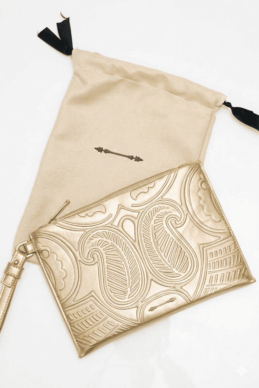 PREMIUM GOLD OKHTEIN CLUTCH