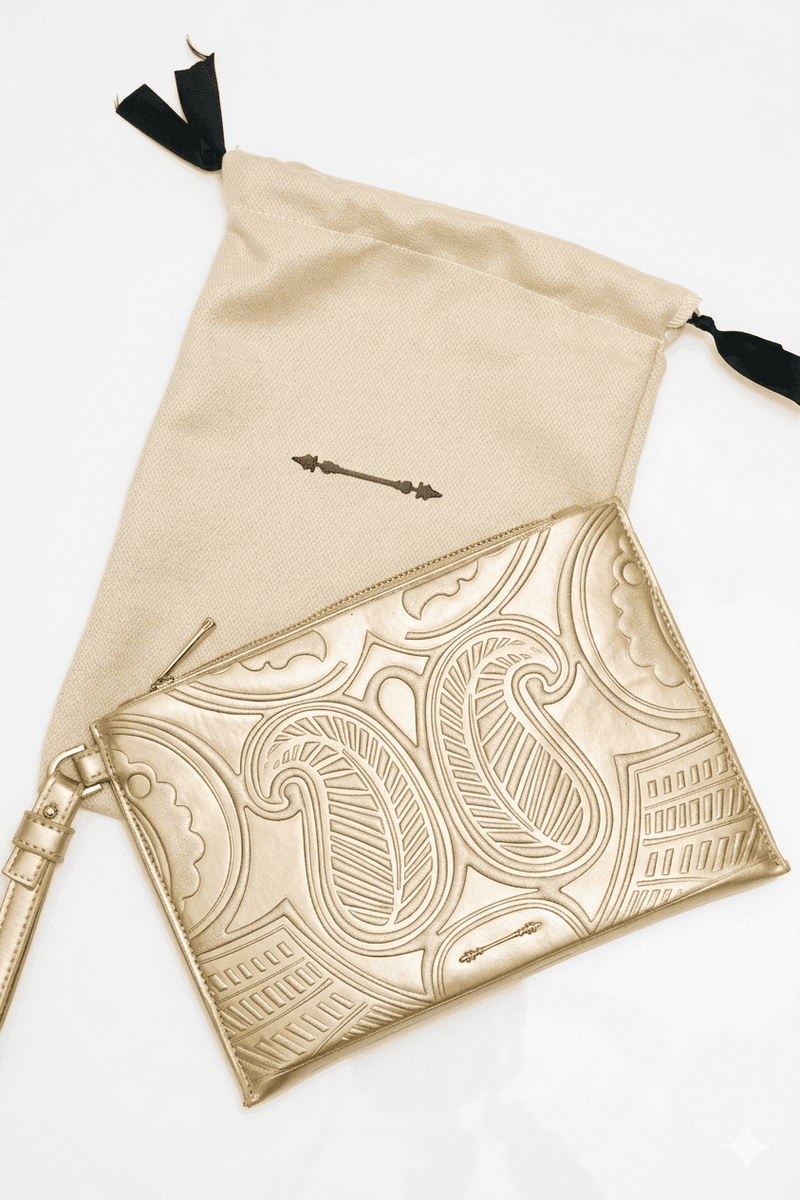 PREMIUM GOLD OKHTEIN CLUTCH