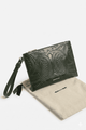 PREMIUM DARK GREEN OKHTEIN CLUTCH