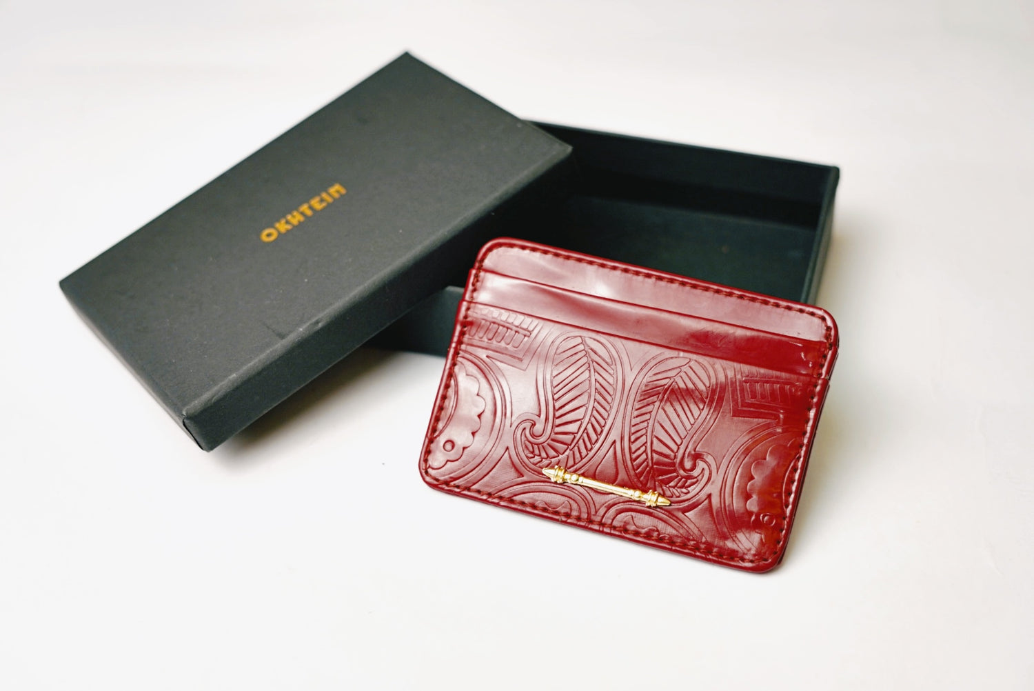 RED OKHTEIN CARDHOLDER