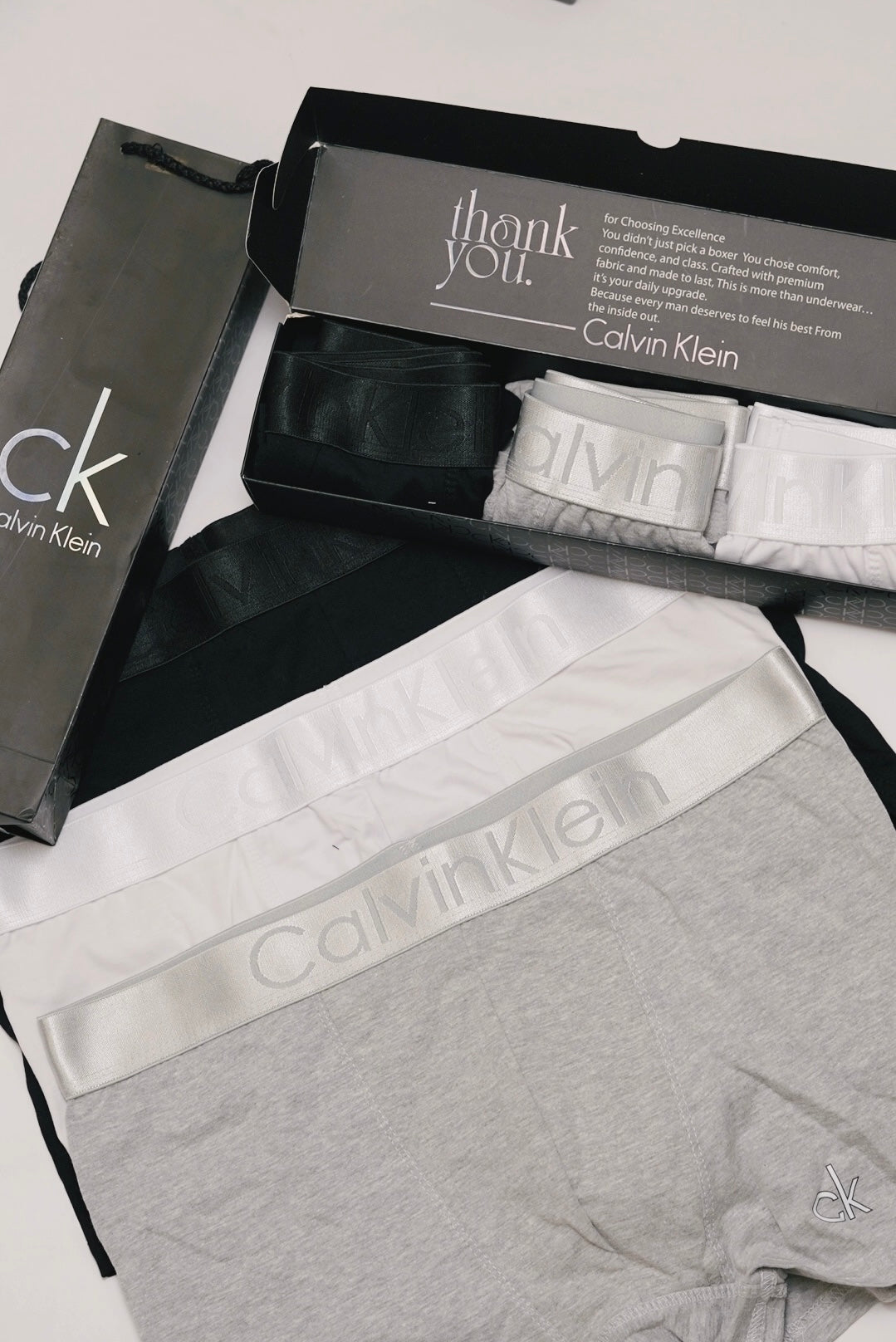 CALVIN KLEIN SET 3 BOXERS K599
