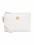 WHITE MIU MIU CLUTCH